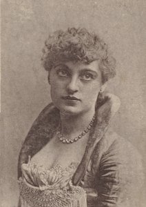 シャーロット・ティッテル、バージニア・ブライツ・シガレットを宣伝する女優シリーズ N67 の... 1888年。 作： Allen and Ginter