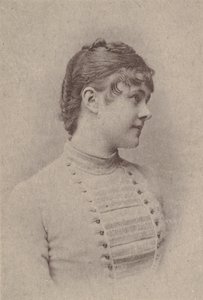 女優シリーズ N67 のリリー・ラップは、バージニア・ブライツのシガレットを A... のために宣伝しています。 1888年。 作： Allen and Ginter