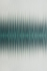 抽象的なティール色の波 作： Alma