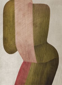 流れるような抽象的な造形