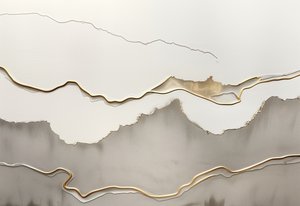 黄金色の重なり合う風景 作： Alma