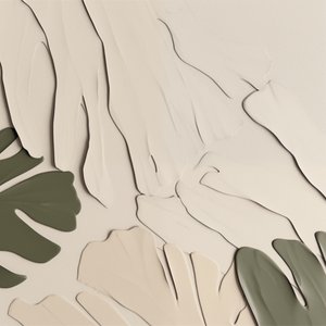 控えめな植物のモチーフ 作： Alma