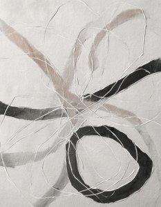 ニュートラルな質感の渦巻き模様 作： 