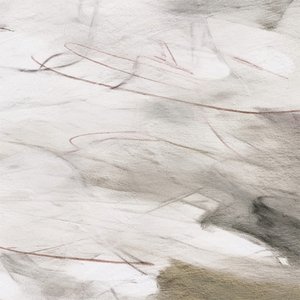 繊細なグレーの抽象画 作： Alma