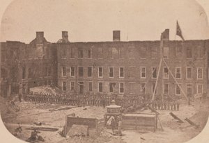 フォート サムターの避難、1861 年 4 月、1861 年 4 月。 作： Alma A. Pelot.