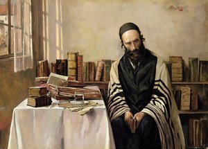 書斎のラビ 作： Alois Heinrich Priechenfried