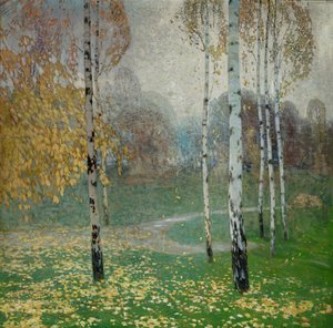 白樺の木、1904 作： Alois Kalvoda