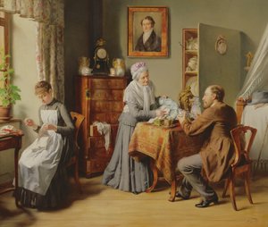 中国を磨く、1889 作： Alois Nigg