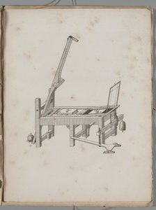 リトグラフの芸術印刷機 作： Alois Senefelder