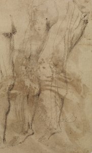 男性の脚に関する3つの研究、1637年頃