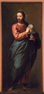 ホストを祝福するキリスト、1635年 作： Alonso Cano