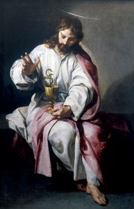 毒カップを持つ福音伝道者聖ヨハネ、1636 作： Alonso Cano