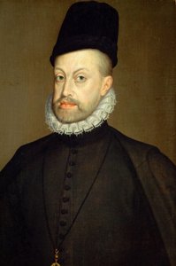 フィリップ2世の肖像1527-1598、スペイン国王とポルトガル、1568