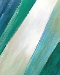 抽象的な青と緑のストライプ 作： Alpenglow Workshop