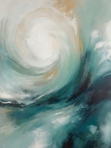 躍動的な海の渦