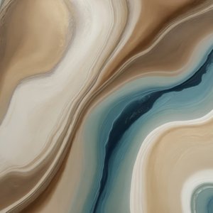 流れるようなアースカラー