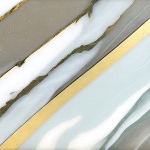 流麗なゴールドマーブル