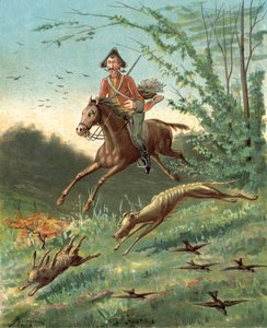 ミュンヒハウゼン男爵の冒険（クロモリト） 作： Alphonse Adolphe Bichard