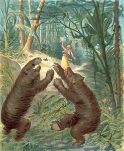 ミュンヒハウゼン男爵の冒険（クロモリト） 作： Alphonse Adolphe Bichard