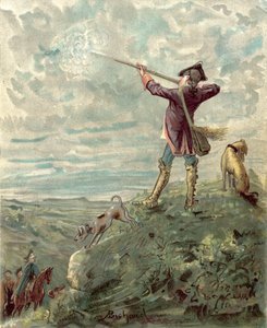 ミュンヒハウゼン男爵の冒険（クロモリト） 作： Alphonse Adolphe Bichard