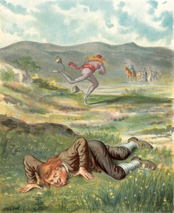 ミュンヒハウゼン男爵の冒険（クロモリト） 作： Alphonse Adolphe Bichard