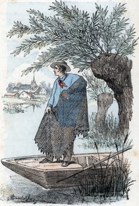 Rengadeによる「The Needs of Life」からの網釣り彫刻 作： Alphonse Demarle