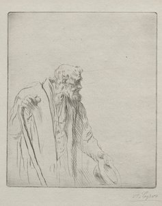 乞食。 作： Alphonse Legros