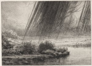 嵐 作： Alphonse Legros