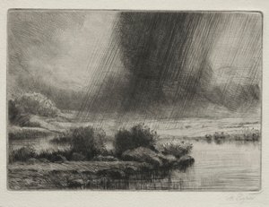 嵐 作： Alphonse Legros