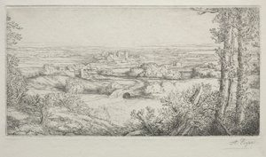 ブルゴーニュの谷 作： Alphonse Legros