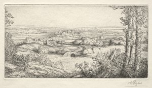 ブルゴーニュの谷 作： Alphonse Legros