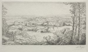 ブルゴーニュの谷 作： Alphonse Legros