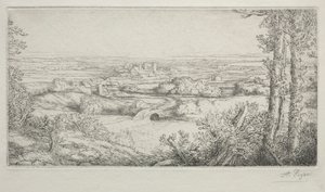 ブルゴーニュの谷ブルゴーニュの谷。 作： Alphonse Legros