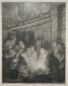 羊飼いの礼拝。 作： Alphonse Legros