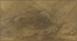 バトル後。 作： Alphonse Legros
