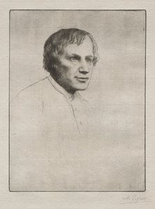 アルフレッド・スティーブンス。 作： Alphonse Legros
