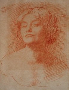 Alice Knewstub 作： Alphonse Legros