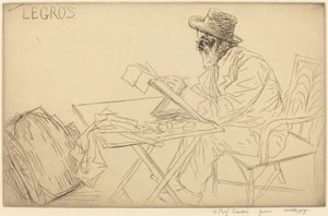 アルフォンス・ルグロのスケッチ. 作： Alphonse Legros