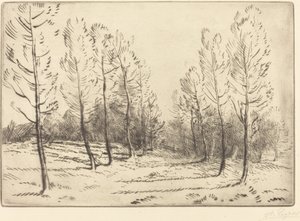ポプラ通り 作： Alphonse Legros