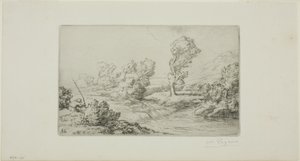 マルヌ川のほとり 作： Alphonse Legros