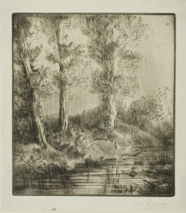 サンプレの銀行 作： Alphonse Legros