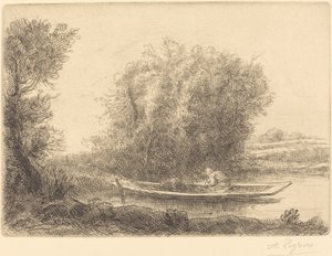 ベンド・イン・ザ・リバー (Un coin de riviere) 作： Alphonse Legros