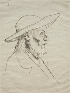 ブルトン農民。 作： Alphonse Legros