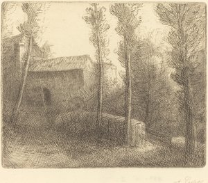 ミル ル ポン デュ ムーランの橋。 作： Alphonse Legros