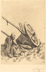 壊れたカート 壊れたカート。 作： Alphonse Legros