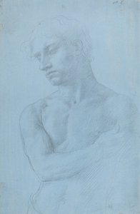 ヌードマンのバスト。 作： Alphonse Legros
