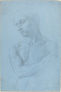 ヌードマンのバスト 作： Alphonse Legros