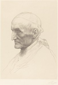 マニング枢機卿、二皿目 作： Alphonse Legros