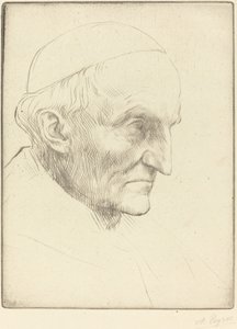 マニング枢機卿、三皿目。 作： Alphonse Legros