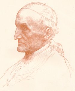 枢機卿マニング、c1857-1903、c1903。 作： Alphonse Legros